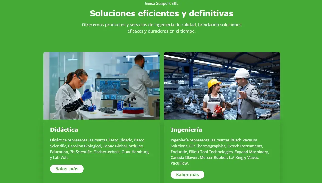 Geisa - soluciones