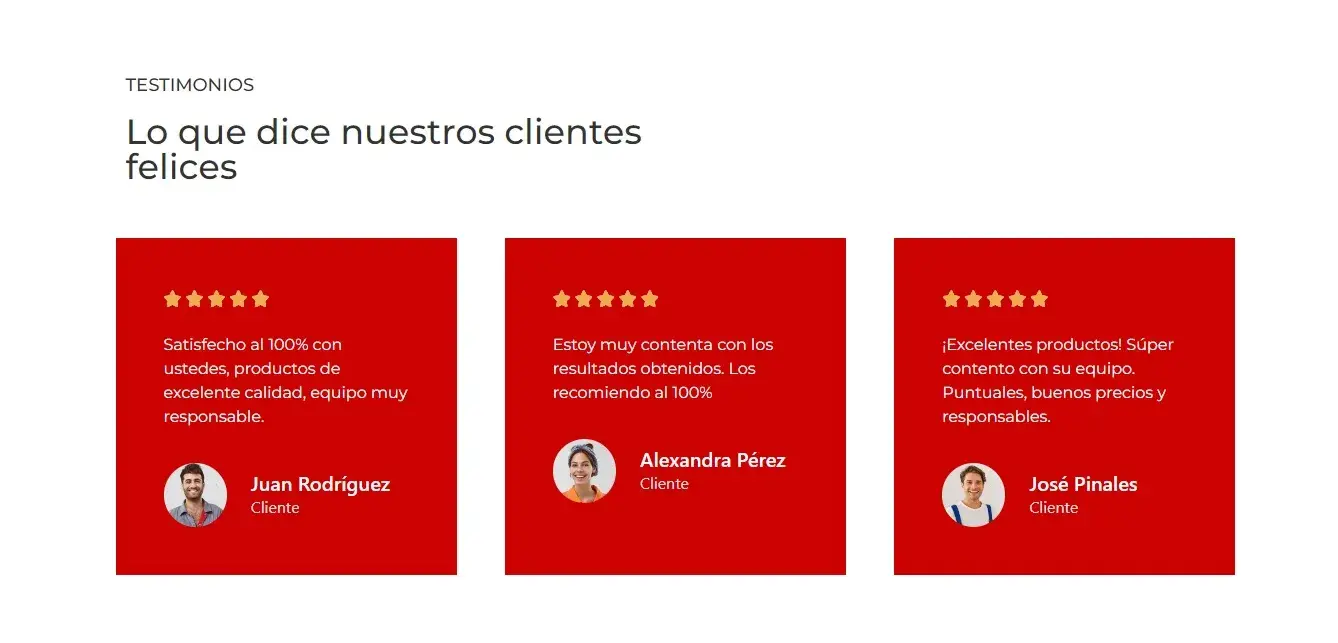 Monción Realty & Import - testimonios